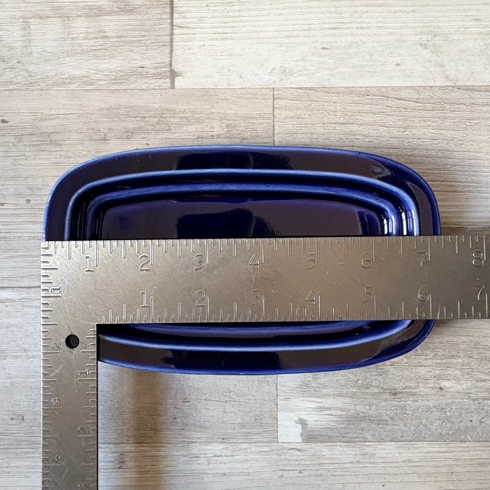 Fiesta Cobalt Small Butter Dish Bottom - Picture 8 of 9